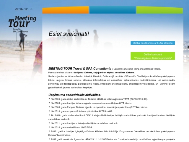 Meeting Tour Travel & SPA Consultants, SIA